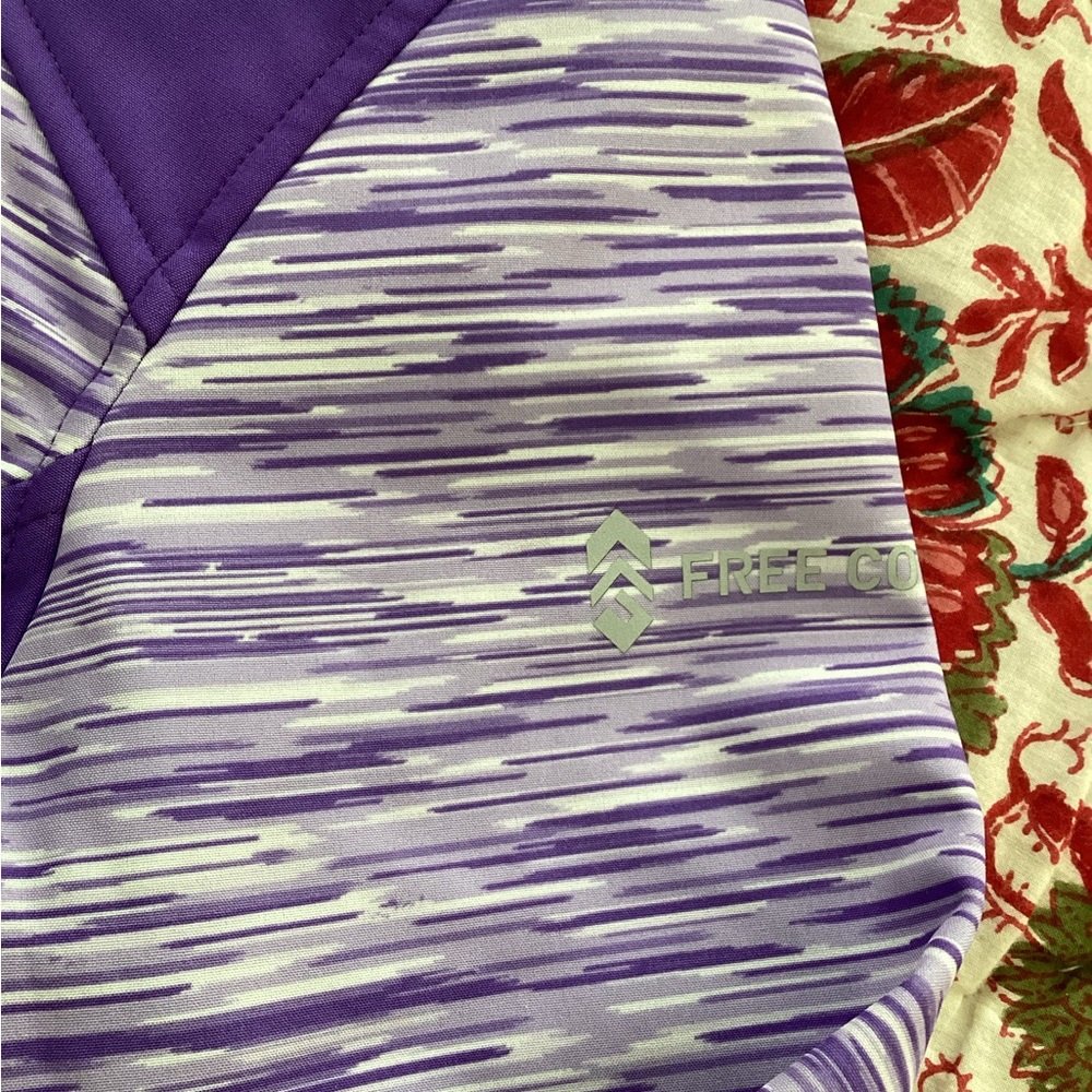 Free Country Purple Striped Kids Raincoat ( NWOT) - Picture 11 of 14
